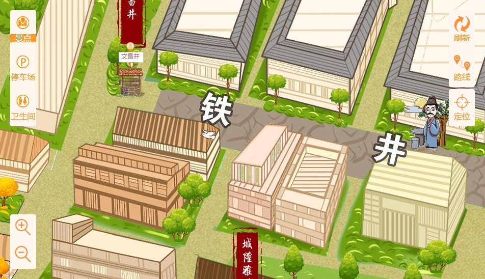 西宁智慧景区：手绘地图与语音导览的完美融合